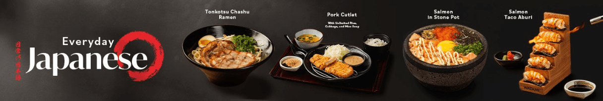 Watami Featured Dishes